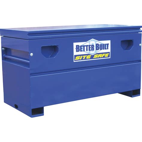 better built steel site safe job box 48in.w|better built jobsite box.